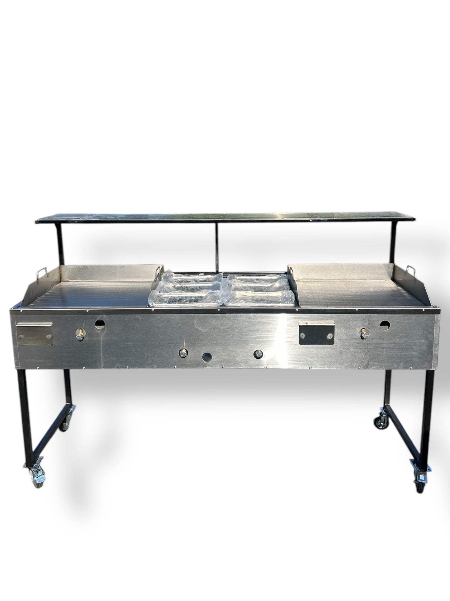 Plancha doble 24” con Mesa
